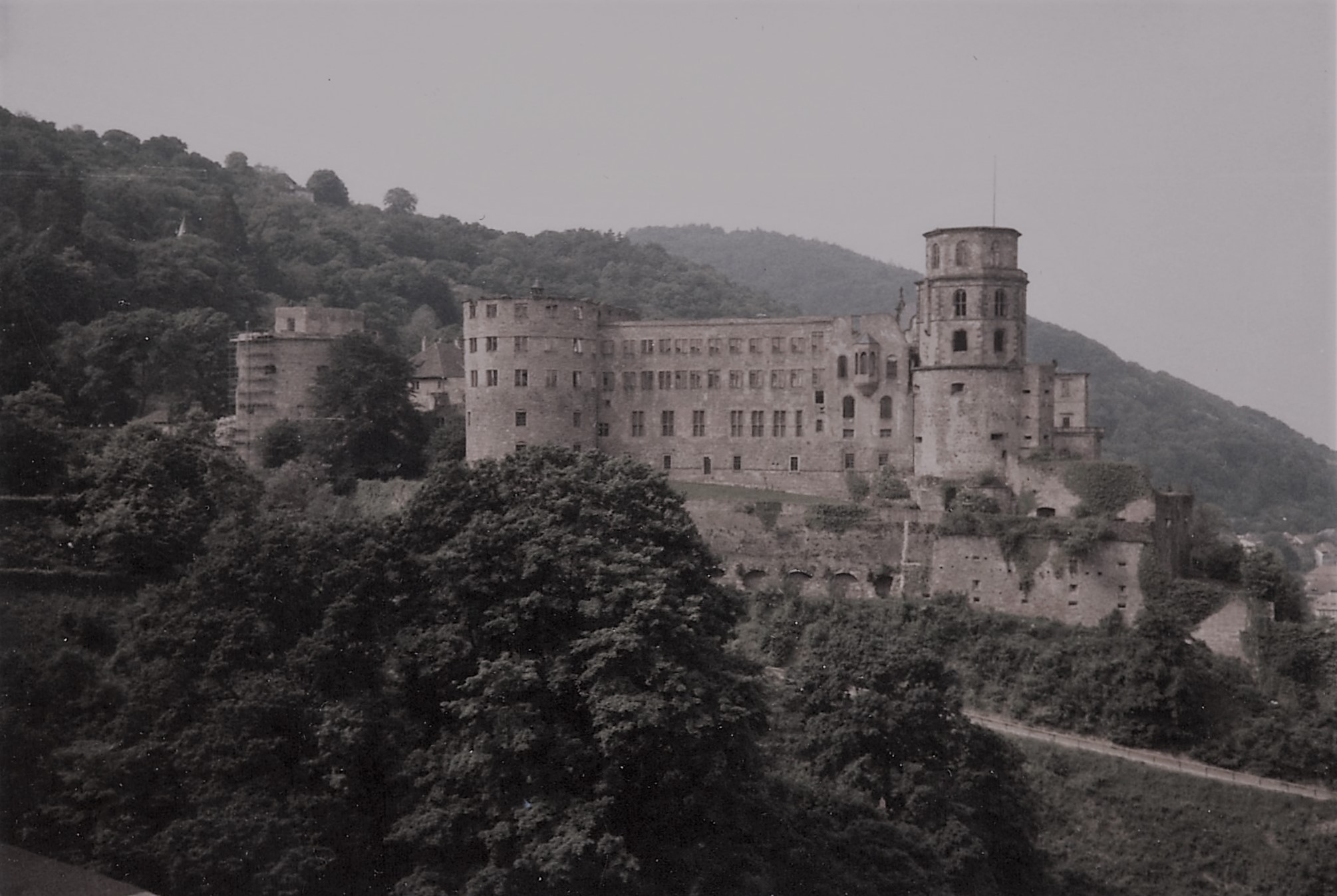 The famous Schloss Heidelberg